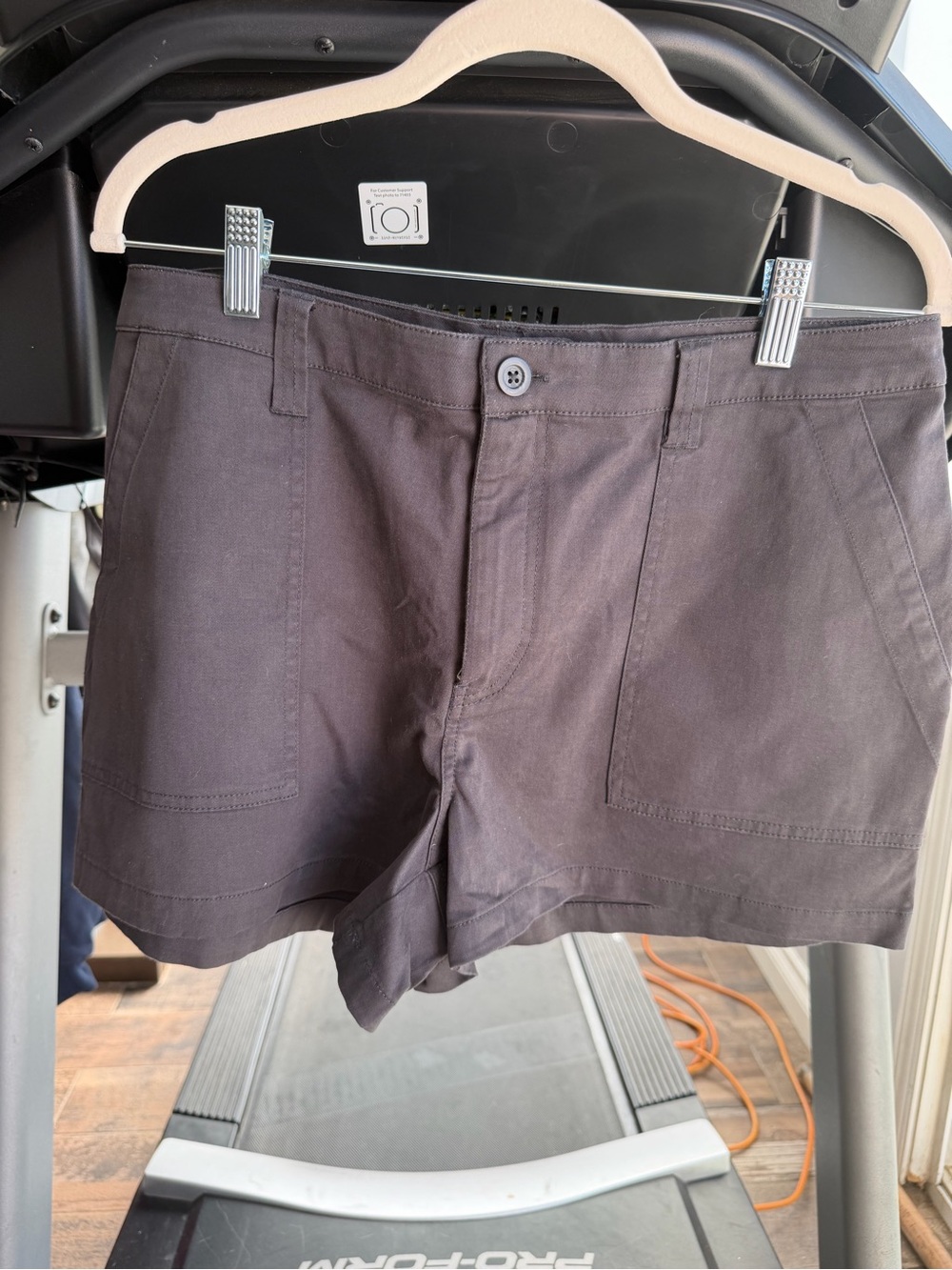 Abound Dark Brown Flat-Front Men's Shorts